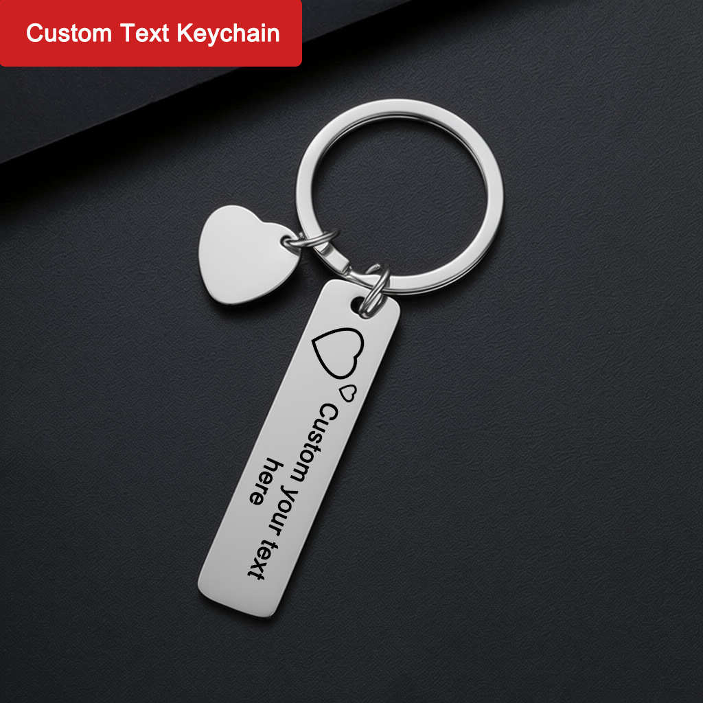 พวงกุญแจข้อความแบบกำหนดเอง พวง - Personalized Engraved Gift บทวิจารณ์และราคา