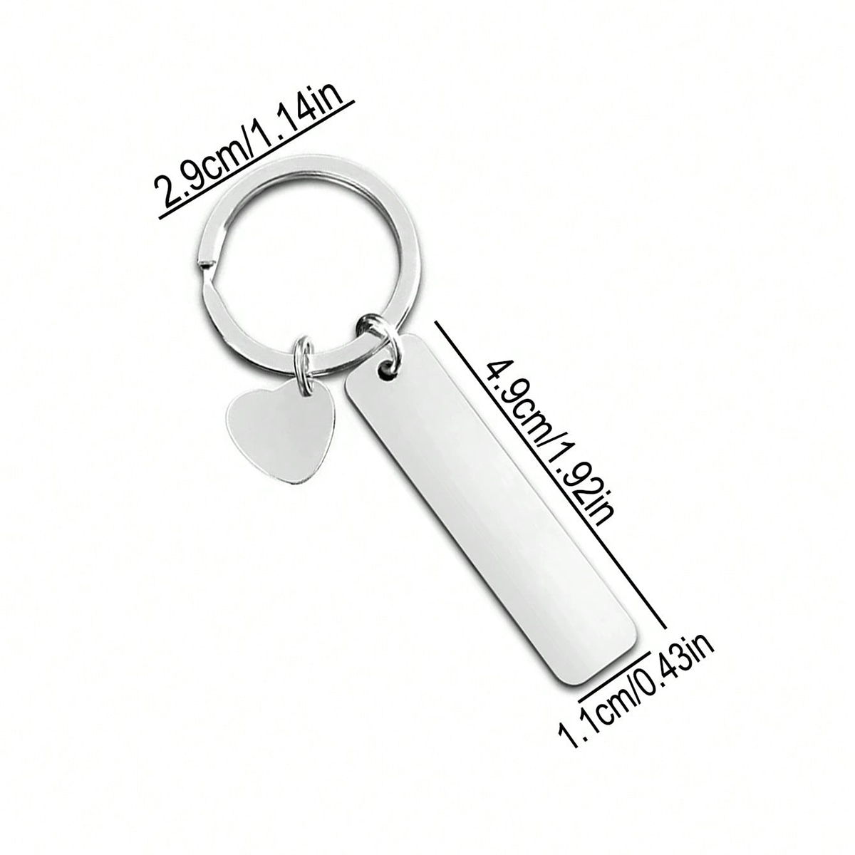 พวงกุญแจข้อความแบบกำหนดเอง พวง - Personalized Engraved Gift บทวิจารณ์และราคา