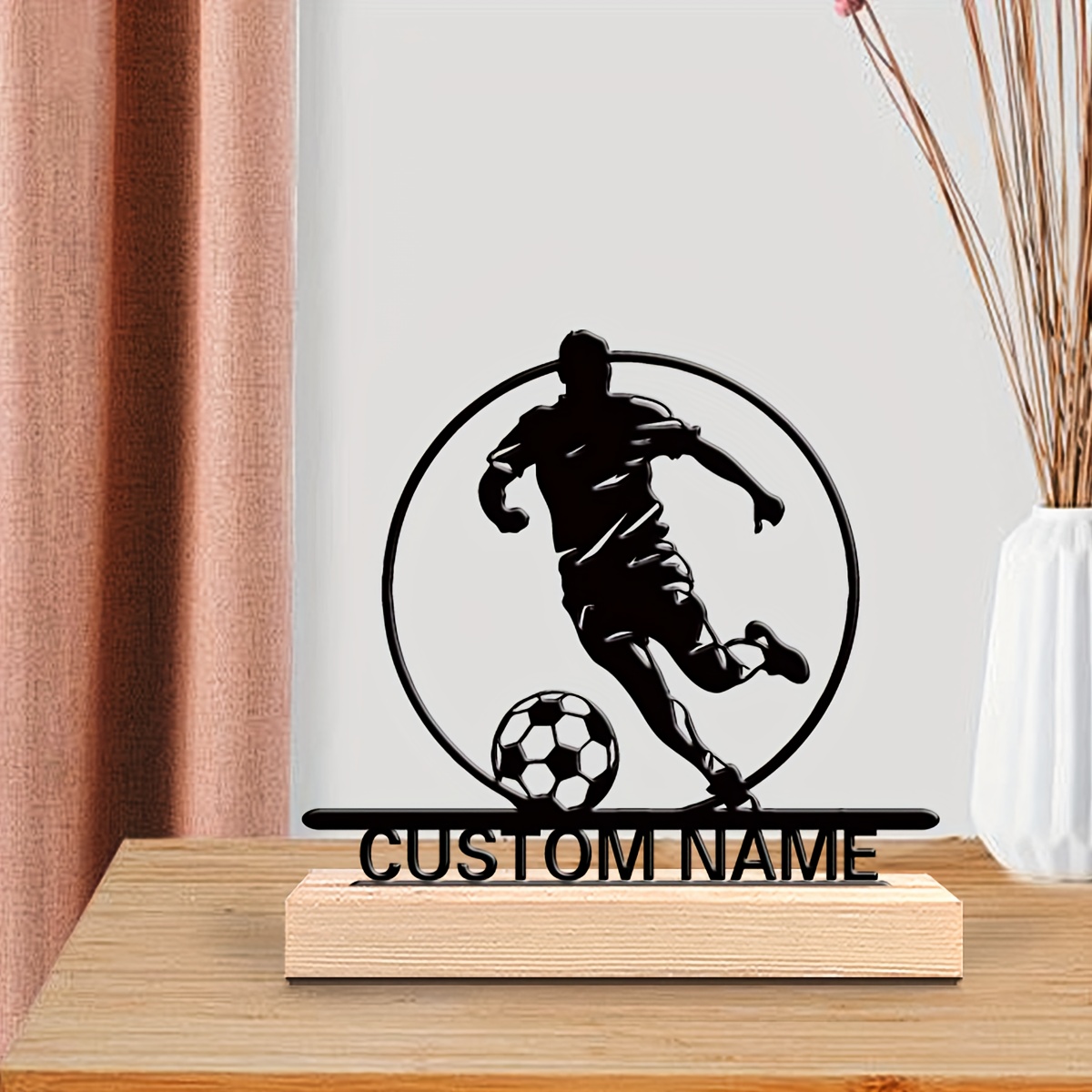 รูปปั้นนักฟุตบอลโลหะสั่งทำพร้อ - Personalized Engraved Gift บทวิจารณ์และราคา
