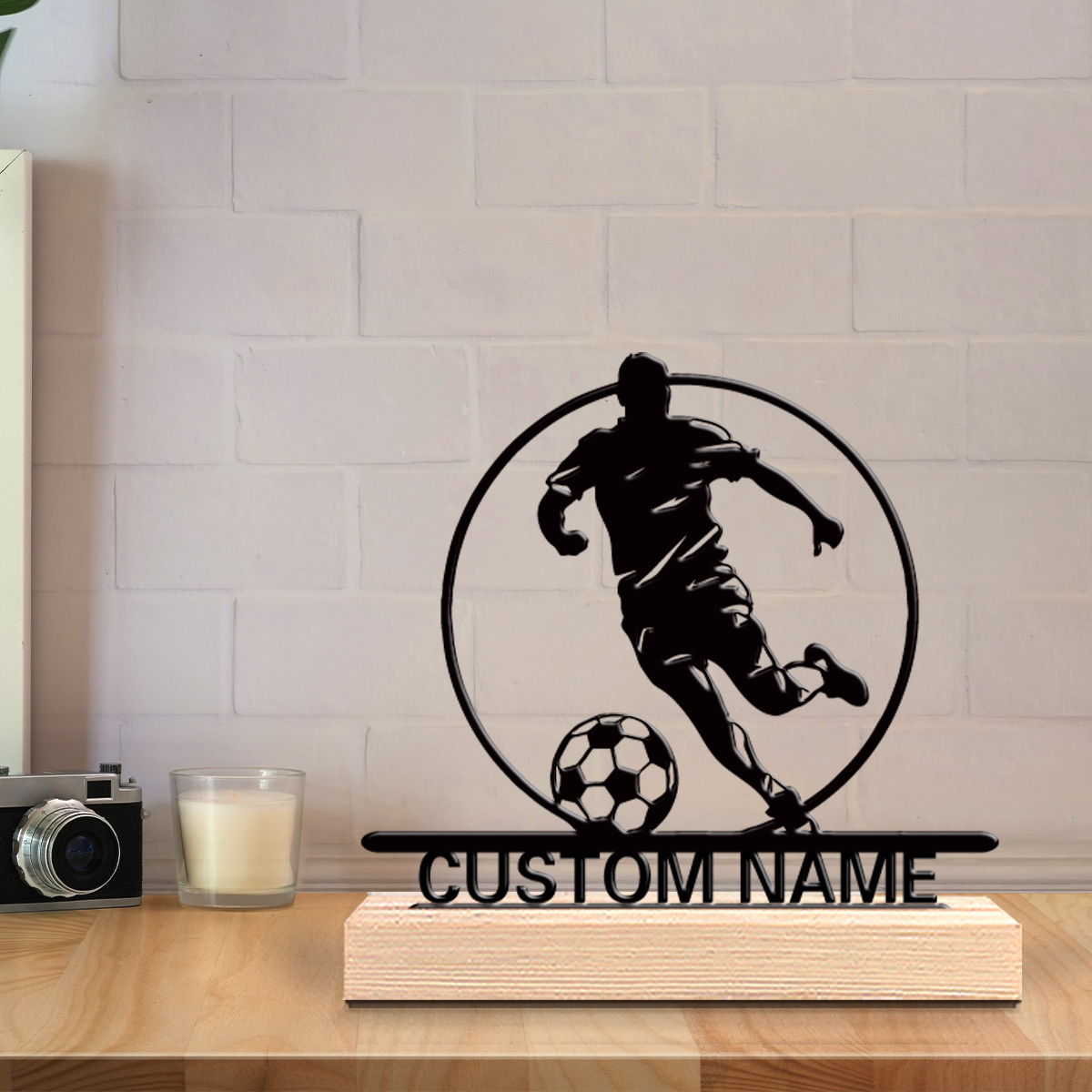รูปปั้นนักฟุตบอลโลหะสั่งทำพร้อ - Personalized Engraved Gift บทวิจารณ์และราคา